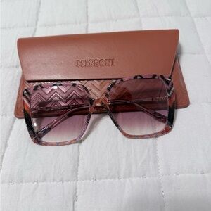 Missoni Multicolor Square Sunglasses
